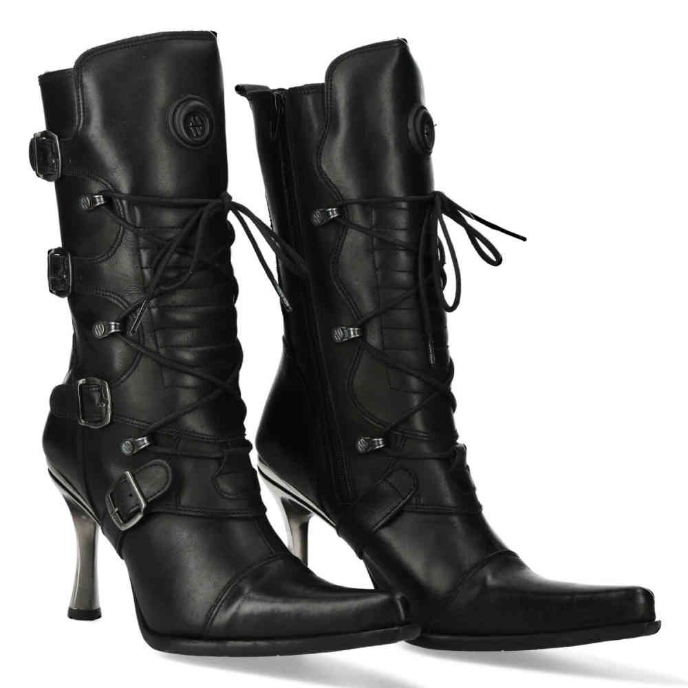 New Rock - M9373S8 Kniehoge laarzen - Zwart Product image